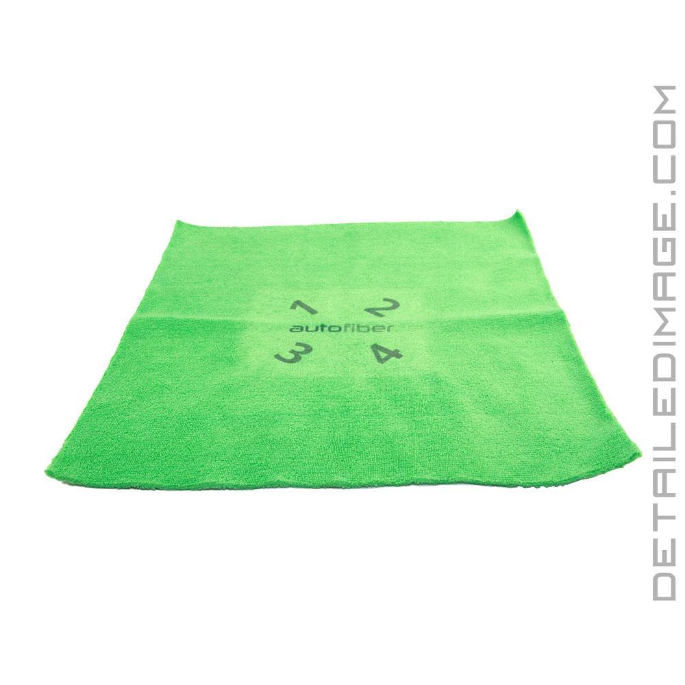 Quadrant Rag Autofiber Quadrant Wipe Green - 16