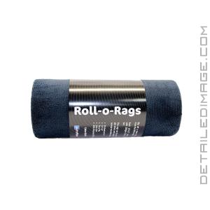 Autofiber Roll-o-Rags Microfiber Towels Black - 12" x 12"