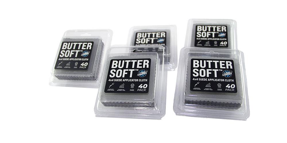 The Rag Company Buttersoft Suede Applicator Cloth 4"x4" BULK 200x