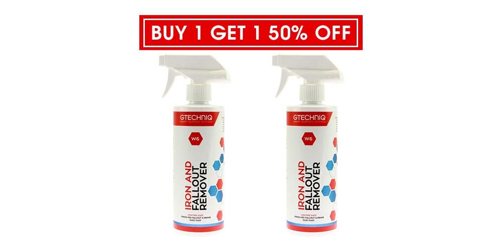 Gtechniq Buy 1 Get 1 50% Off W6 Iron and General Fallout Remover
