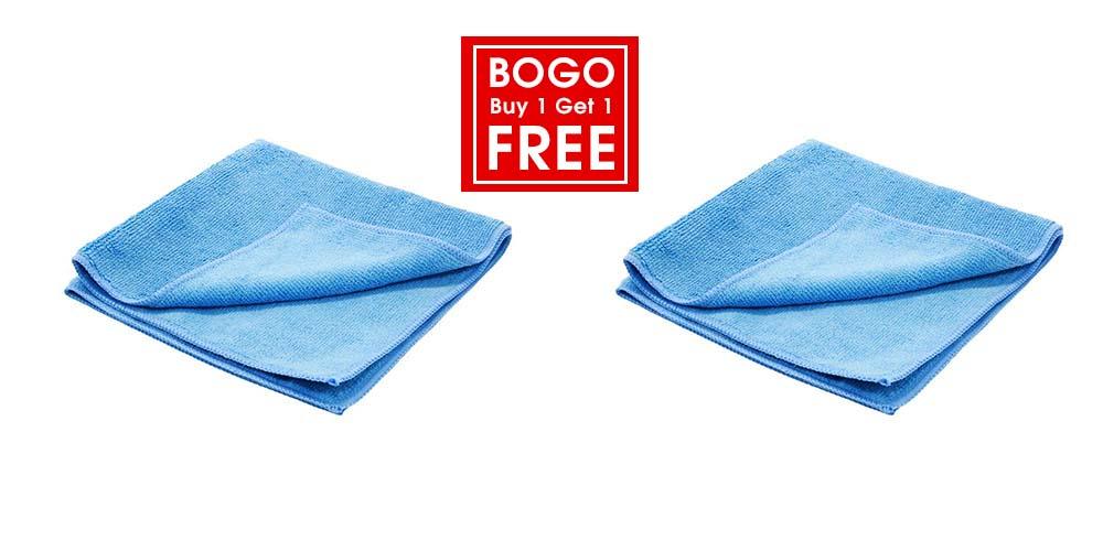 DI Microfiber Buy 1 Get 1 Free All Purpose Towel Blue
