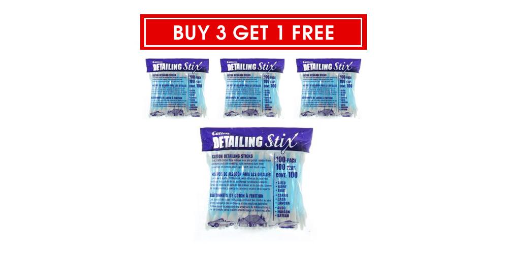 Buy 3 Get 1 Free DI Accessories Cotton Detail Stix