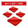 DI Packages Buy 3 Get 1 Free Double Thick Edgeless Towel - Red