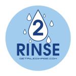 Small Blue Bucket Sticker - Rinse