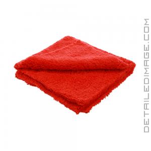 DI Microfiber Double Thick Edgeless Towel - 16"x16" Red