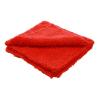 DI Microfiber Double Thick Edgeless Towel - 16"x16" Red