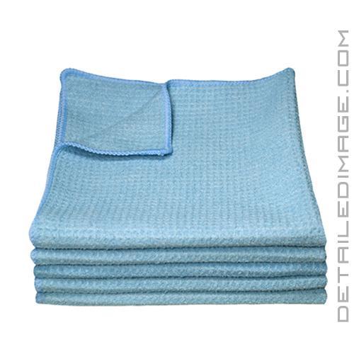 thumbnail image 2 of CarCarez 3-Pack Microfiber Waffle Weave Towels – 24x16 Inch, Lint Free For Glass & Auto 2 of 6