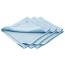 DI Microfiber Waffle Weave Glass Towel Light Blue 3 pack