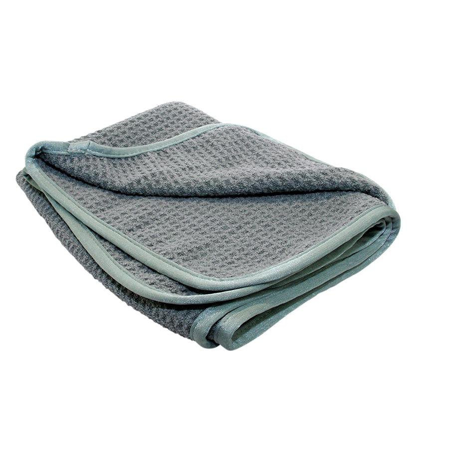 DI Microfiber Waffle Weave Microfiber Towel Grey 16" x 24" Free