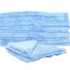 DI Microfiber Double Thick Edgeless Towel 16" x 16" Blue BULK 24x
