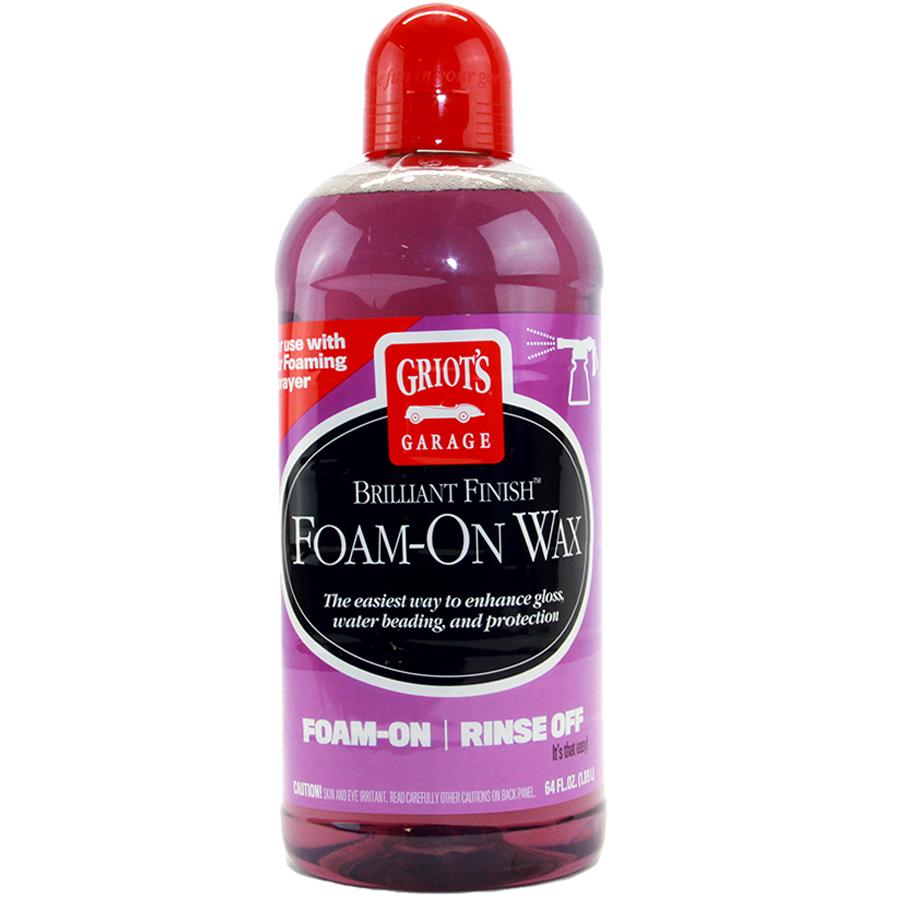 Griot's Garage Brilliant Finish FoamOn Wax 64 oz Free Shipping