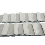 The Rag Company Jersey Bug Scrubber Pad Ice Gray BULK 25x