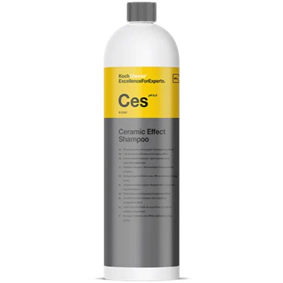 Kit De Lavage Auto Koch Chemie - Seau + Shampoing Effet Céramique + Chiffon Sec Microfibre 600g/m² - Pour Un Nettoyage Professionnel à Domicile