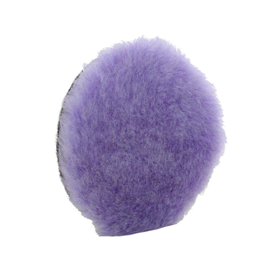 6.5 inch 584265 Lake Country Purple Foamed Wool Buff Pad 