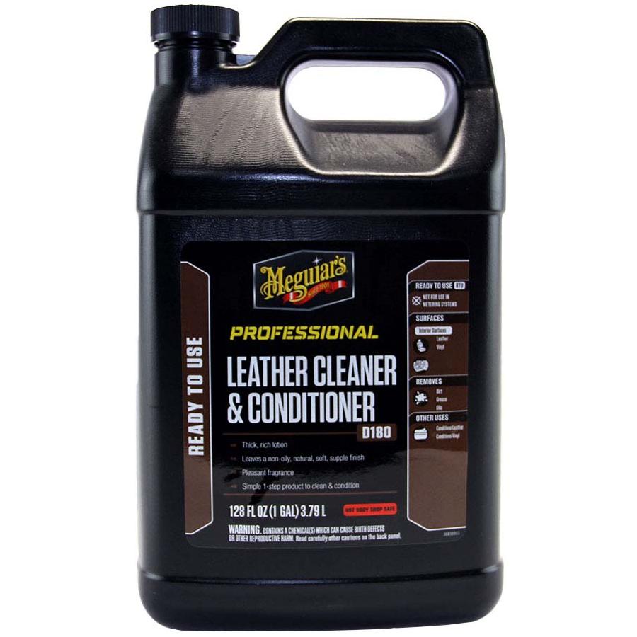 Meguiar's D18001 Detailer Leather Cleaner & Conditioner - 1-Gallon