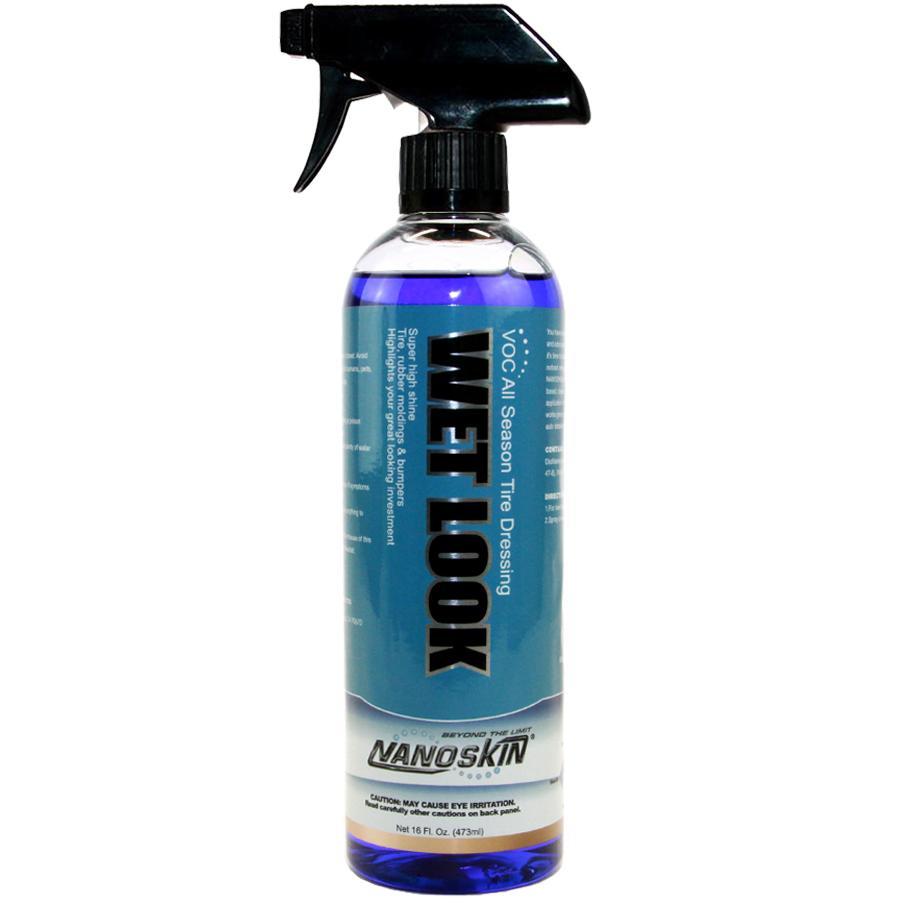 Nanoskin NA-WET16 16 oz. Spray Wet Look Voc Tire Dressing