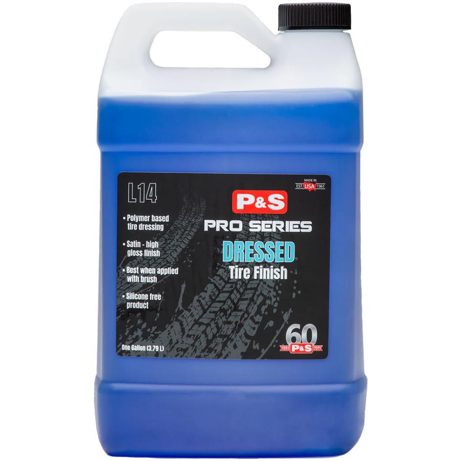 satin finish tire dressing The Pro Stuff Car Tire Shine Spray - Professional Satin Black Finish No Greasy Wet Look | No Sling Formula, Quick Drying Tire Dressing
