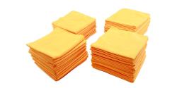 Pearl Coating Towel Orange - 16" x 16" BULK 48x