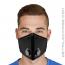 RZ Mask M2 Mesh Reusable Dust/Pollution Black Mask - Large Alternative View #2