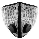 RZ Mask M2 Dusk/Pollution Titanium Mask Medium and 3 Pack F1 Standard Carbon Filter