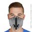 RZ Mask M2 Mesh Reusable Dust/Pollution Titanium Mask - Medium Alternative View #2