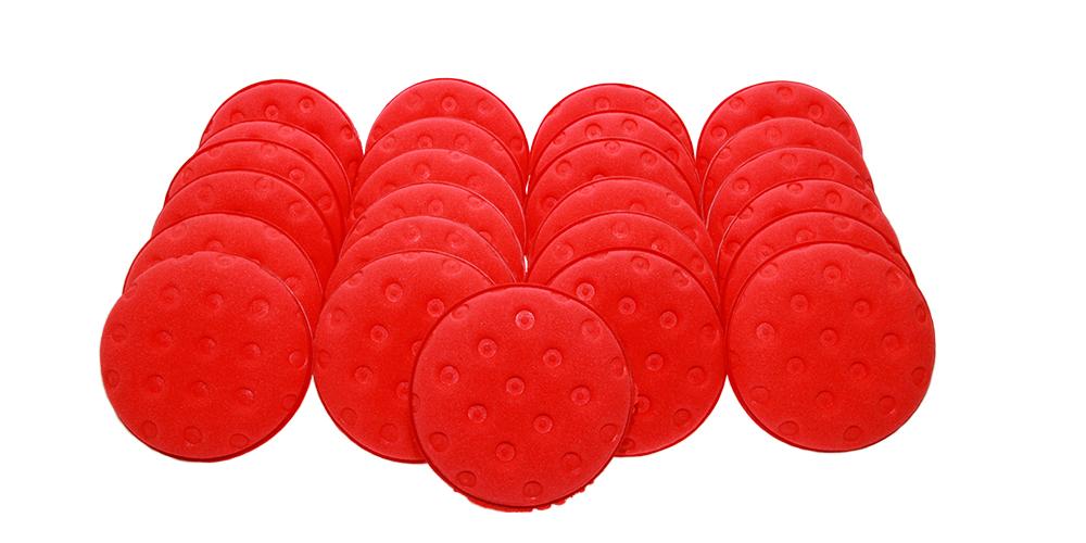 Lake Country Red Foam Applicator Pad BULK 25x