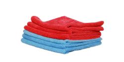 DI Microfiber Red and Blue Towels