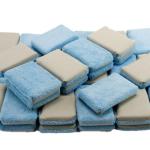 Autofiber Saver Applicator Half Microfiber Half Suede BULK 48x