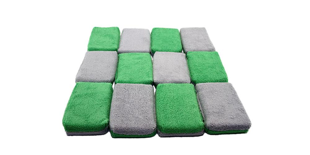 Autofiber Saver Applicator Thin Green and Gray - 5"x3.5"x.75" BULK 12x