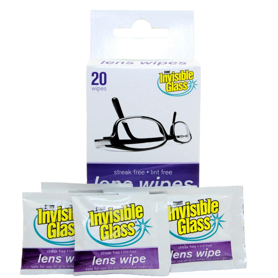 Stoner Invisible Glass Lens Wipe - 20 count - Detailed Image