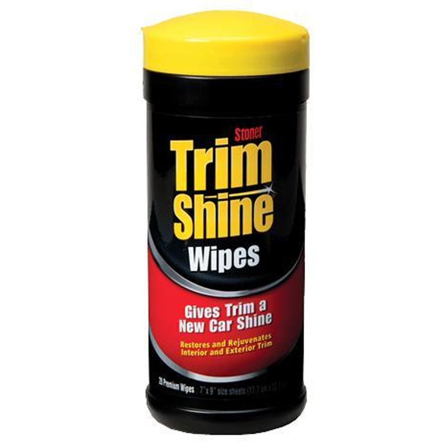 Stoner Trim Shine Vinyl & Plastic Coating Wipes 28 Count Free Shipping Available Detailed