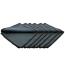 The Rag Company Diamond Glass Towel Black 6 Pack