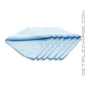 The Rag Company Diamond Glass Towel Blue 6 pack - 16" x 16"