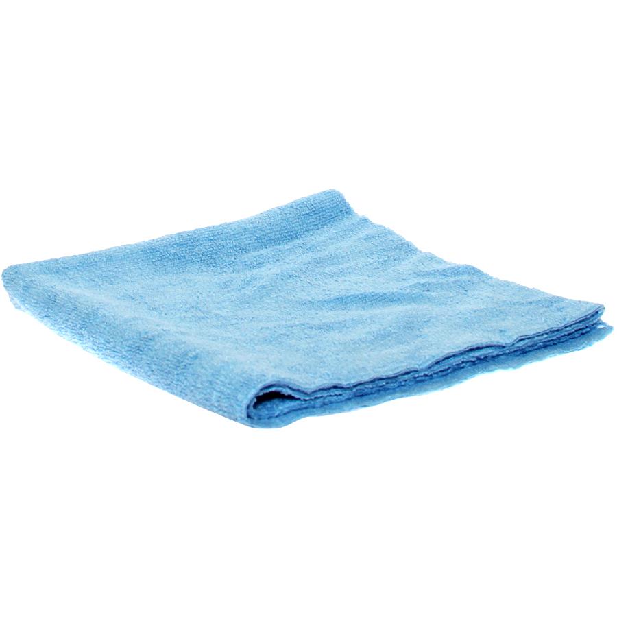 The Rag Company Edgeless 300 Microfiber Towel Light Blue 16" x 16
