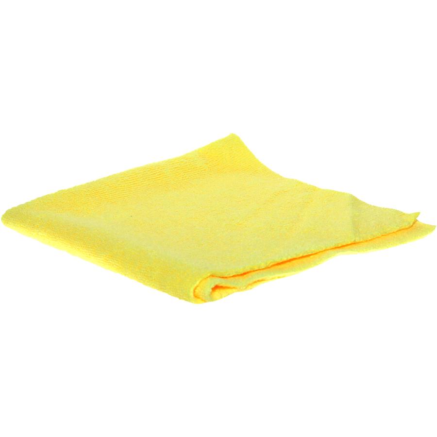 The Rag Company Edgeless 300 Microfiber Towel Yellow 16" x 16" Free