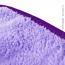 The Rag Company Minx Royale Coral Fleece Towel Lavender - 16" x 16" Alternative View #4