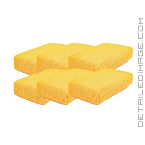 The Rag Company Pearl Applicator Sponge Orange 6 pack - 3" x 5"