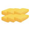 The Rag Company Pearl Applicator Sponge Orange 6 pack - 3" x 5"