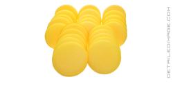 Yellow Foam Applicator Pad BULK 25x