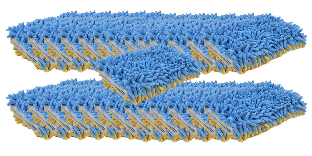 Autofiber Zero Cuff Noodle Wash Mitt Blue & Gold BULK 25x